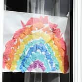 During lockdowns people have displayed rainbows in their windows