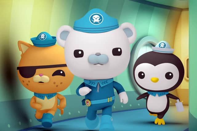 Captain Barnacles, Kwazii and Peso will teach your children all about the ocean. Image credit: BBC/OCTONAUTSTM