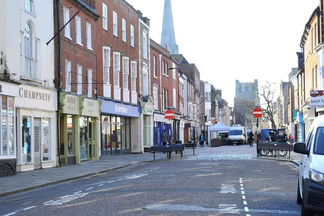 Chichester during the first lockdown. Photo: Steve Robards