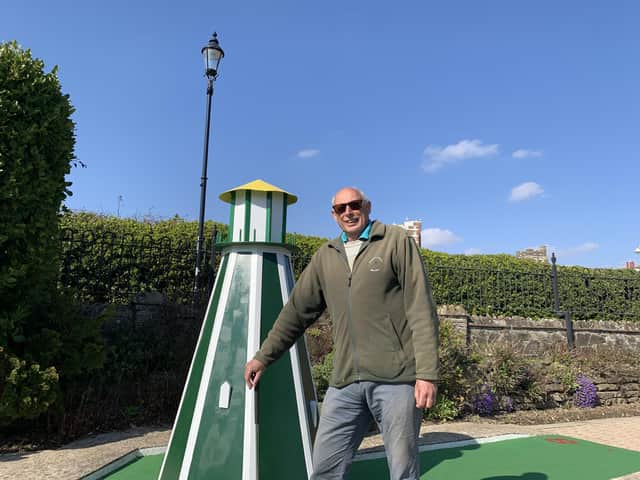 Paul Tiernan, owner of the mini golf course