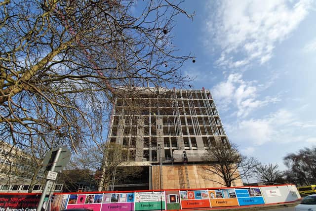 Crawley's new Town Hall is taking shape