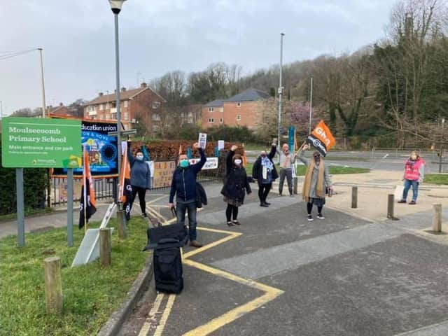 Day of strike action at Moulsecoomb Primary School