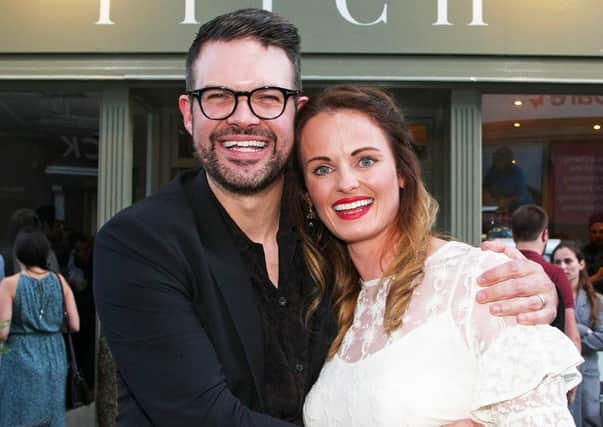 Kenny Tutt and Lucy Tutt at the launch of Pitch in 2019