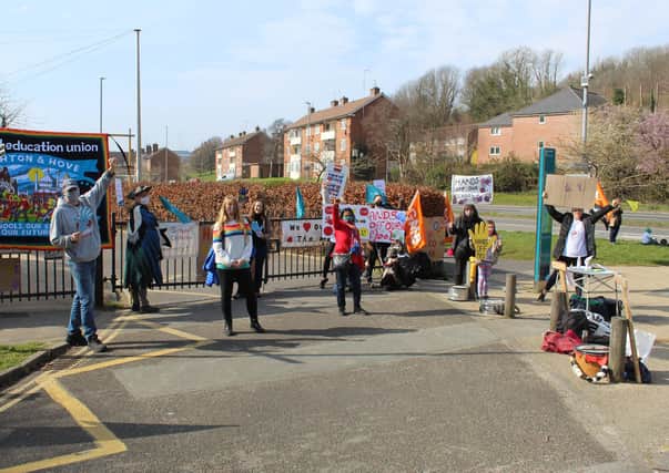 Strike action at Moulsecoomb Primary School