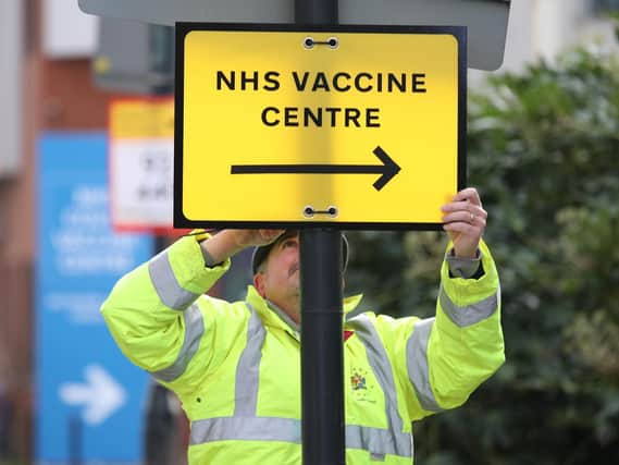 Half of people in Crawley have received their first dose of a Covid-19 vaccine, figures reveal. Picture courtesy of RADAR AI