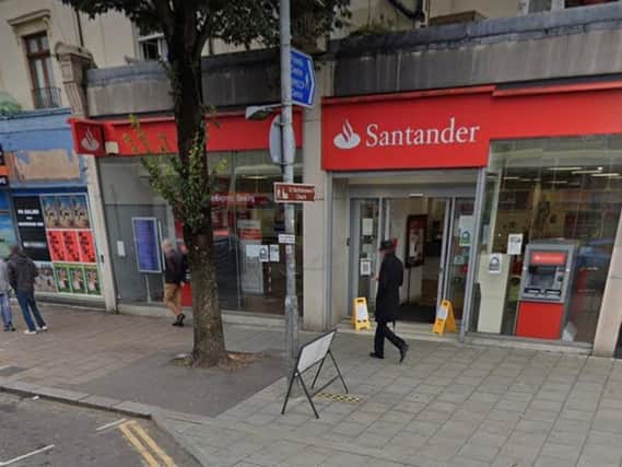 The Santander branch in London Road, Brighton, which will close on July 1