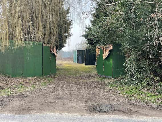 Land, south of 10 Redehall Road, Smallfield, Horley, was among 107 lots in the latest online-only auction held by one of the top five property auctioneers in the UK. Picture courtesy of Deep South Media