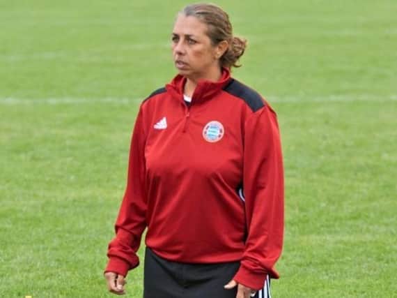 Former Worthing FC Women manager Michelle Lawrence. Picture courtesy of Worthing Football Club