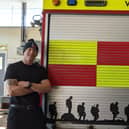 Worthing Blue Watch crew manager Steve Foster and fellow firefighter Matthew Harris