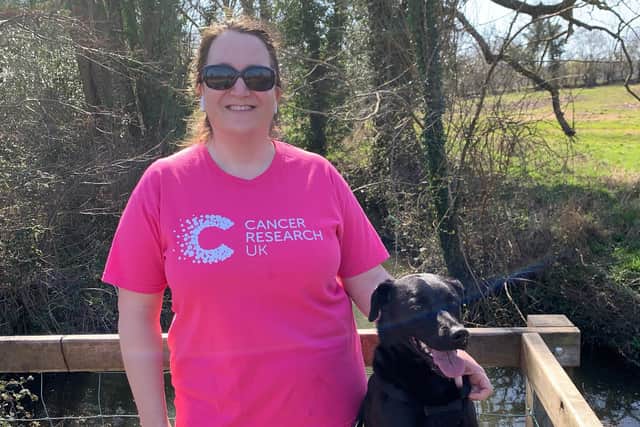 Jayne Tierney from Horsham has been walking 10,000 a day in March in support of her sister who has cancer SUS-210331-082404001