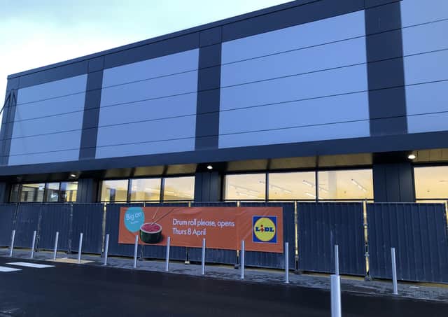 The new supermarket at the Goldstone Retail Park SUS-210329-165029001