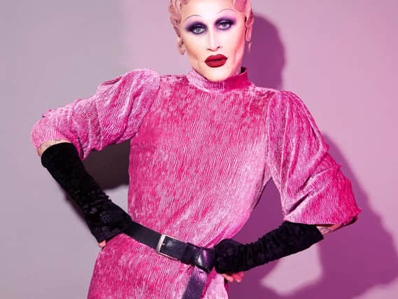 Joe Black's pink H&M dress didn't go down well with RuPaul on the hit TV show