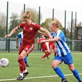 Worthing Women's captain Hannah Hewlett in action earlier in the season. Picture by OneRebelsView