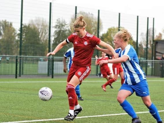 Worthing Women's captain Hannah Hewlett in action earlier in the season. Picture by OneRebelsView