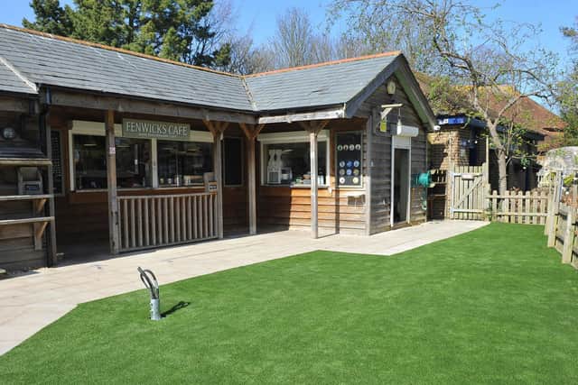 Owners Dawn and Rob Bunker applied to install two 'very large' parasols and new artificial grass. Photo: Steve Robards