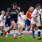 Jess Breach in flying form for England v Scotland last year / Picture: Getty