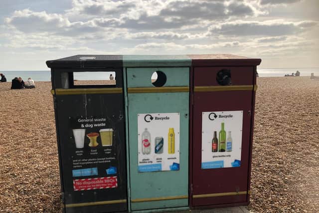 People are being urged to look for empty bins or take their rubbish home