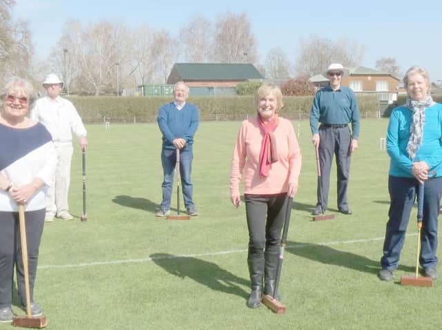 Chichester Croquet Club members are delighted to be back playing their sport