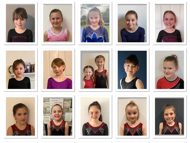Jusrt some of the Westgate gymnasts who shone in the 1066 club's competition