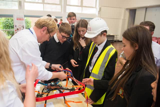 Collins Aerospace, part of Raytheon Technologies, is calling on schools to take part in the UK 2021 Quadcopter Challenge. Picture: Jon Parker Lee