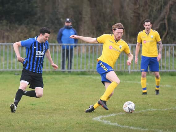 Forest Row in possession against Hollington / Picture: Justin Lycett