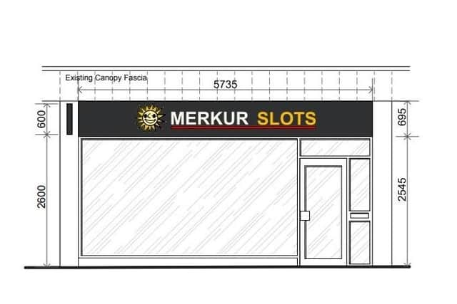 Proposed shop front