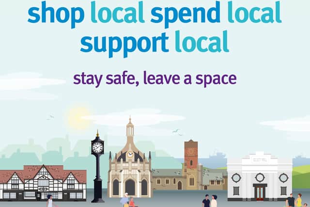 Chichester District Council wants to encourage people to shop local in a safe, socially-distanced way SUS-210604-154340001