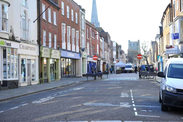 Chichester city centre will soon welcome shoppers. Pic Steve Robards