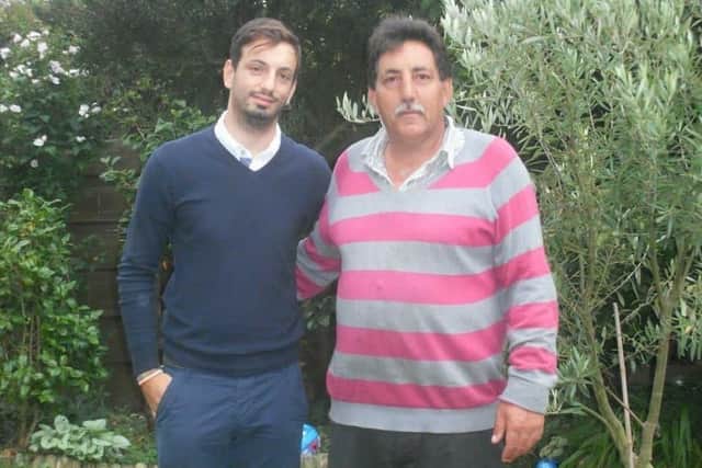 Tony with his son, Rosario SUS-210604-170618001