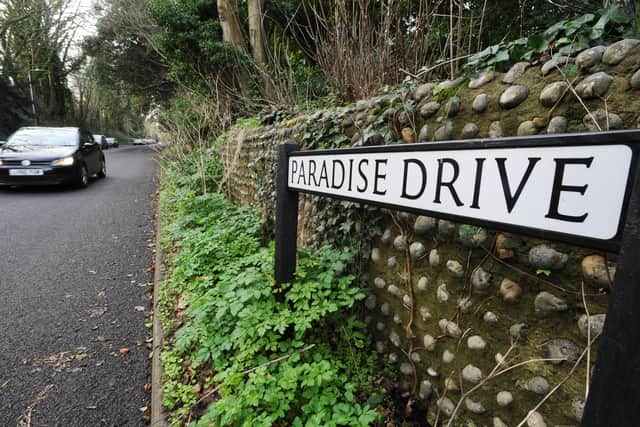 Paradise Drive, Eastbourne (Photo by Jon Rigby) SUS-160114-112030001