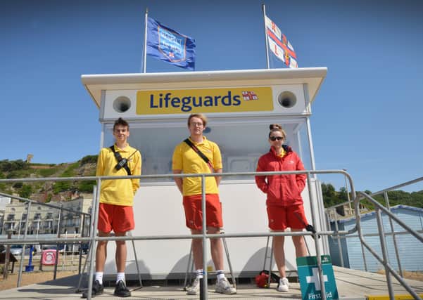 Hastings lifeguards on duty pictured last summer