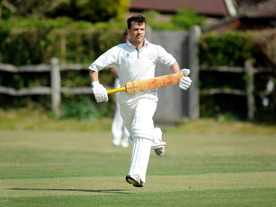 West Chiltington & Thakeham skipper James Howgate in action in 2017. Picture by Steve Robards