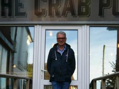 Edward Sye's micropub, The Crab Pot, was targeted by vandals over the Easter weekend
