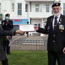 Tree of Hope ceremony in Bexhill in memory of all those who lost their lives during the Covid-19 pandemic. Photo taken by Derek Canty on 2/4/21

Ernie Eldridge being presented with the Royal British Legion Centenary Award by mayor Lynn Langlands. SUS-210504-095312001