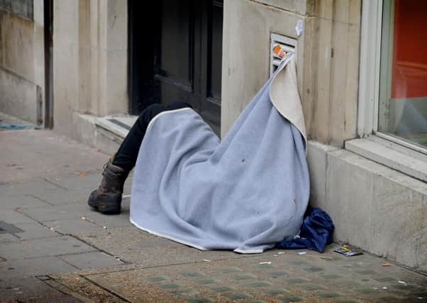 Rough sleeping is on the rise