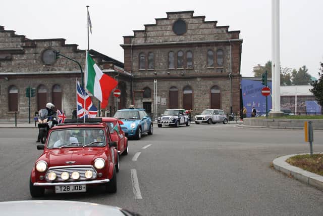 The Italian Job convoy in Turin