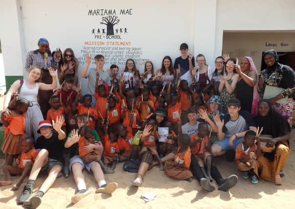 Oathall students and staff in The Gambia SUS-200226-132942001