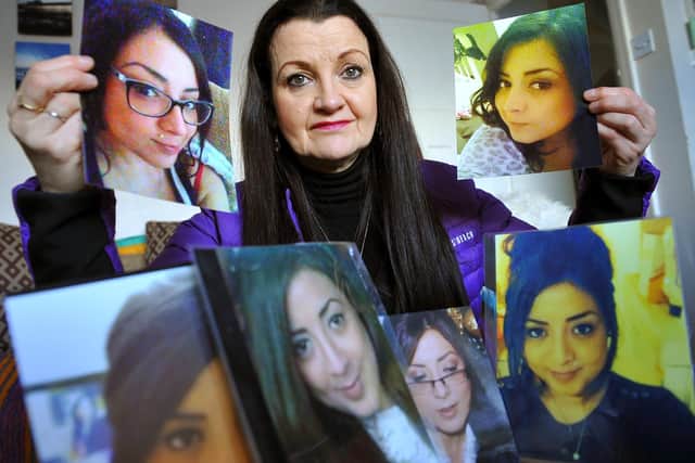 Andrea Gharsallah marks the 2nd anniversary of her daughter Georgina's disappearance. Pic Steve Robards SR2002281 SUS-200228-143540001