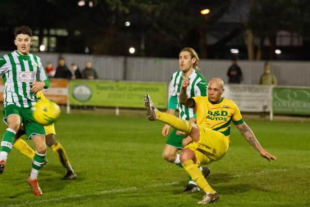 Chichester City v Ashford action / Picture: Neil Holmes