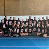 England Adaptive abilities cheerleading team