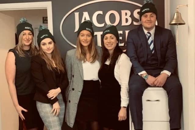 The Jacobs Steel team for the NSPCC abseil