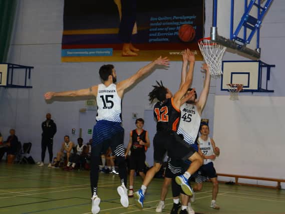 Basketball action at the University of Chichester / Picture: Jordan Colborne