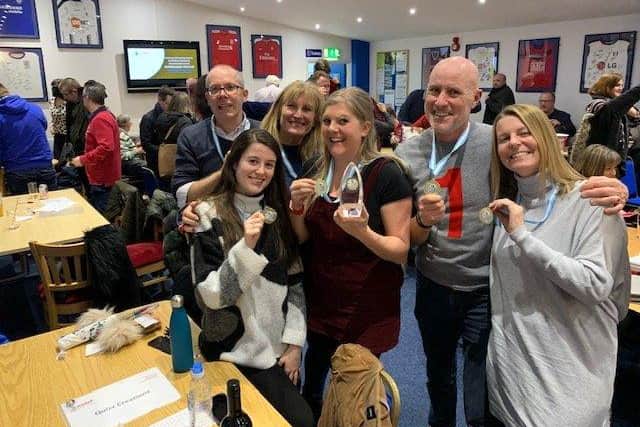 Staff from Fizz Creations, winners at the annual quiz night