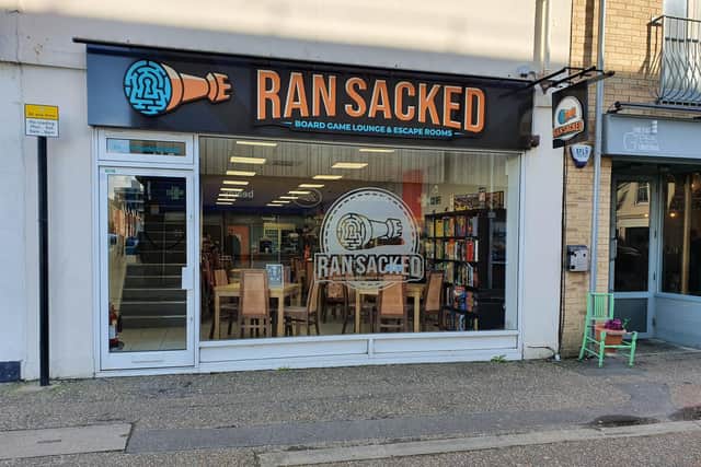 RanSacked, a new board game cafe on Portland Road