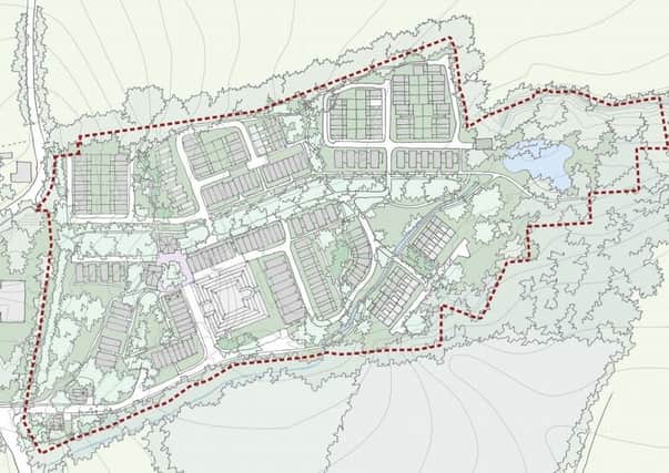 Layout plan for former Syngenta site near Fernhurst