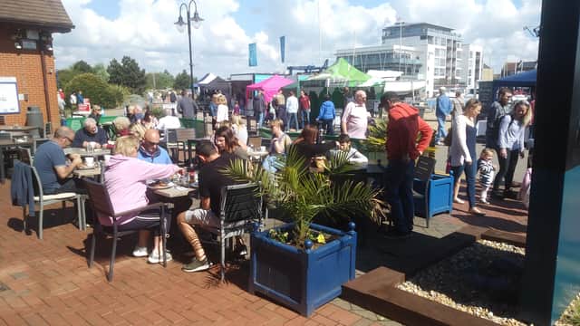 The artisan market will be returning to the sovereign harbour this year