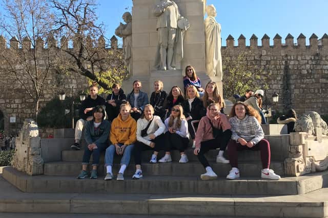 Chichester students in Seville