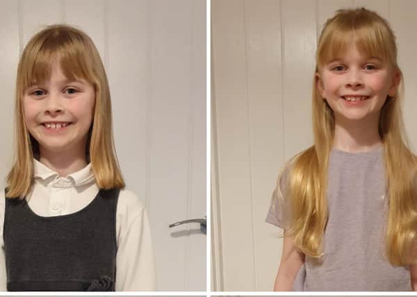Kayla Tartaglia, 8, from Horsham, had her hair cut to support The Little Princess Trust and the night shelter run by Horsham Matters SUS-200903-124821001