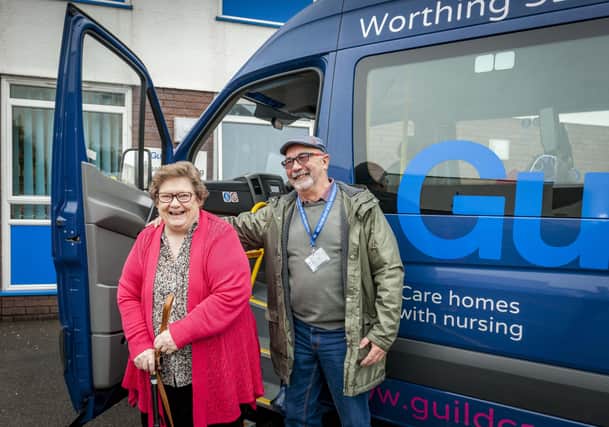 Guild Care provides their door-to-door transport service across Worthing