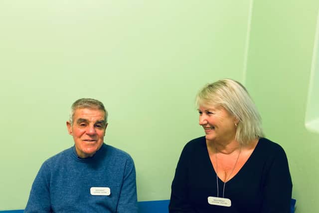 Independent custody visitors John and Sheila